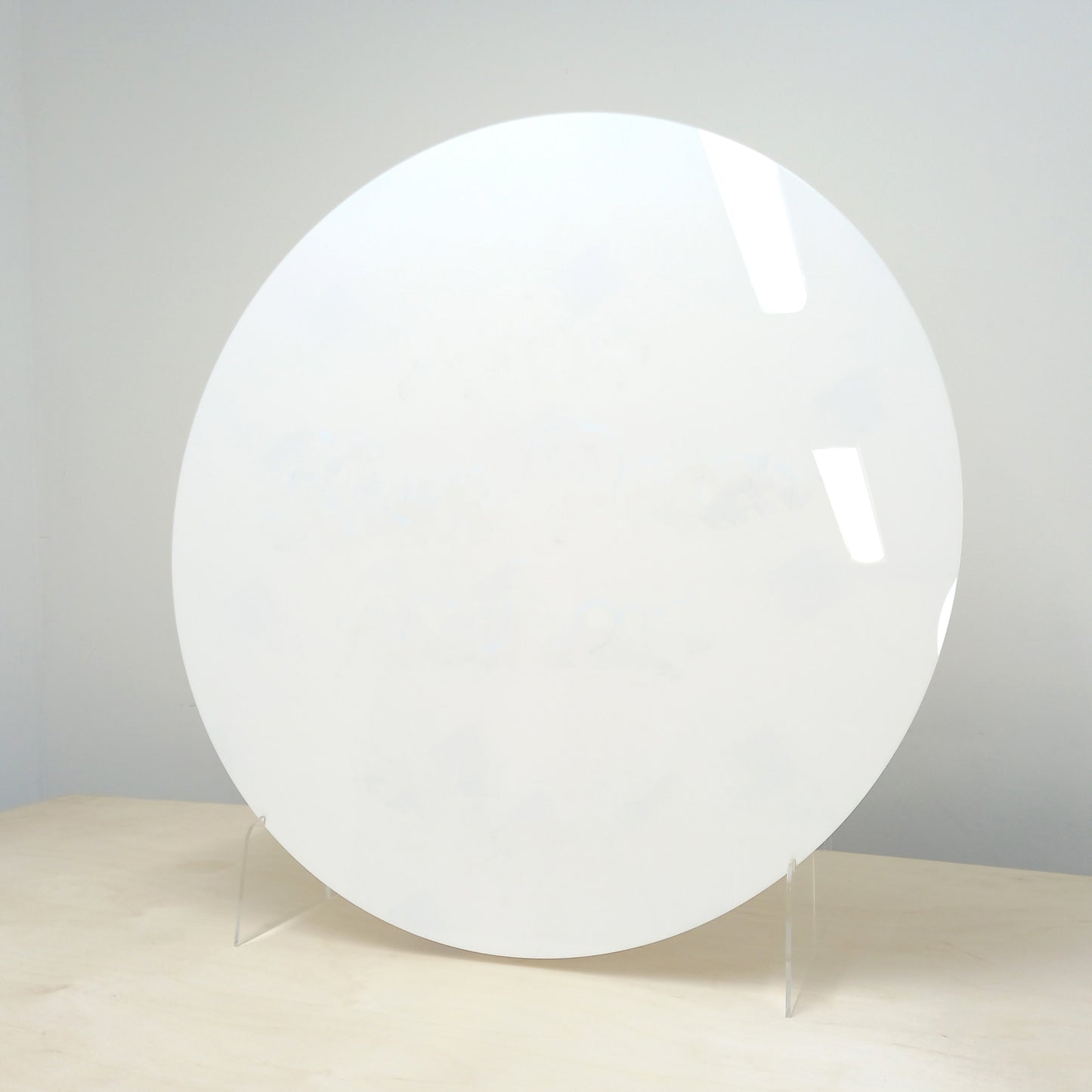 600mm Large Blank Round White Celebration Message Display Board