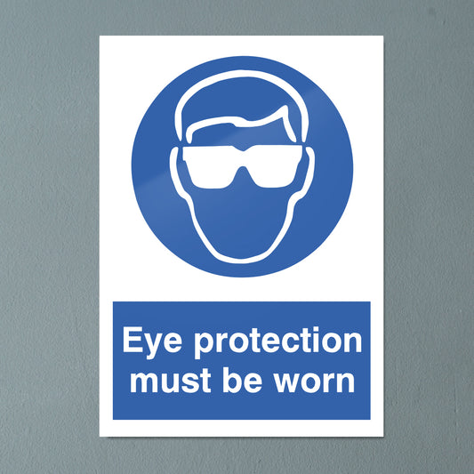 Eye Protection Mandatory PPE Sign