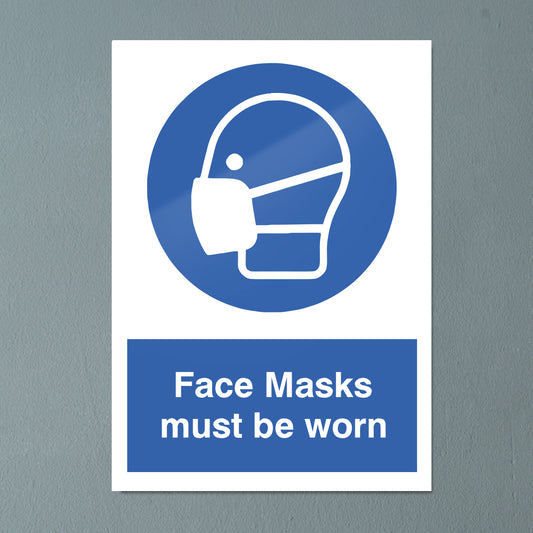 Face Masks Mandatory PPE Sign