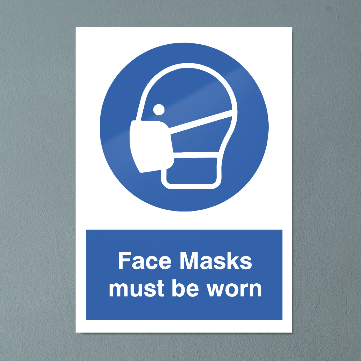 Face Masks Mandatory PPE Sign