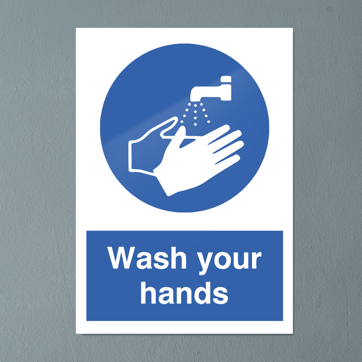 Wash Your Hands Mandatory Sign